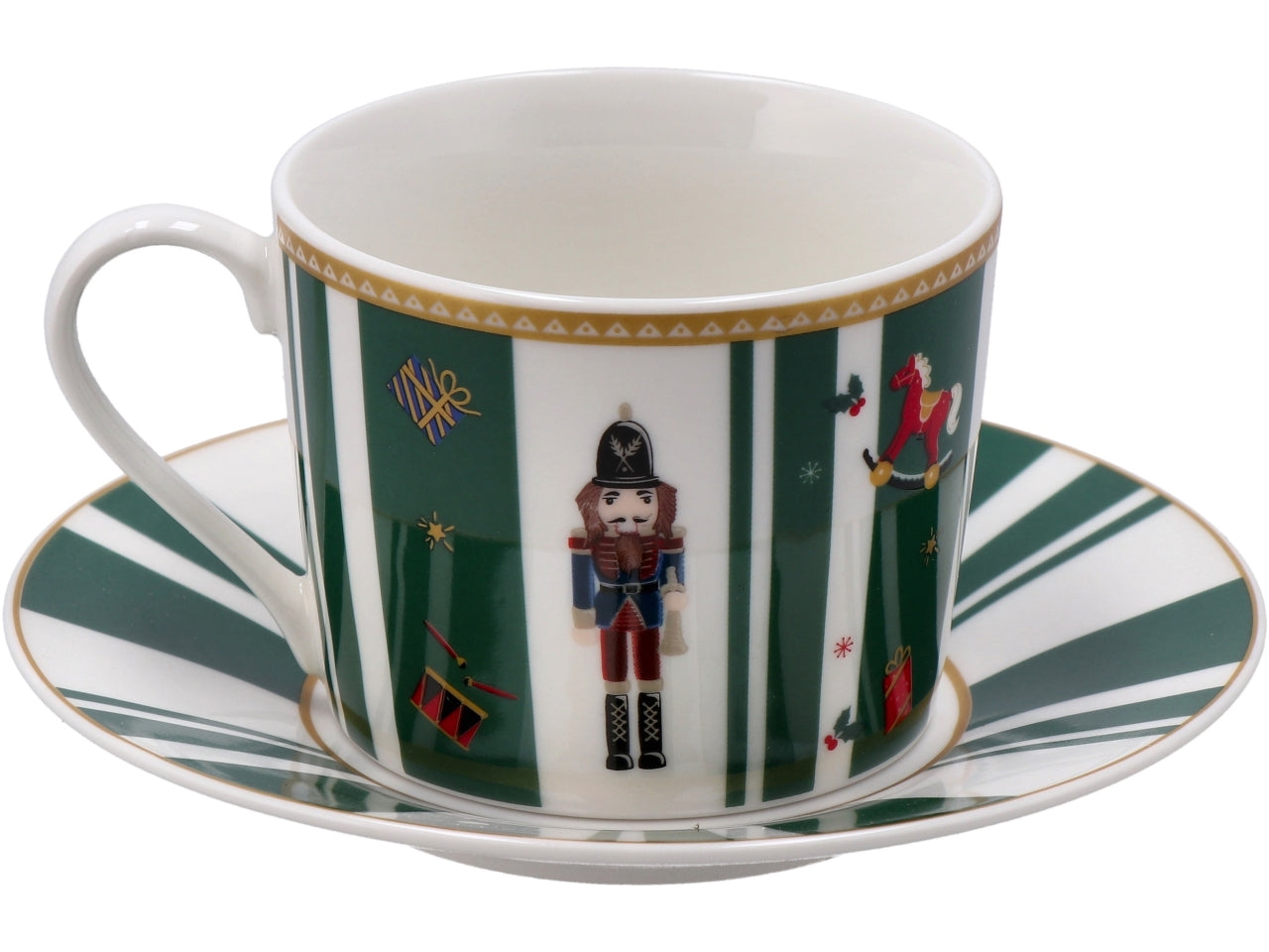 Tazza the con piattino 9xh.7cm colori assortiti