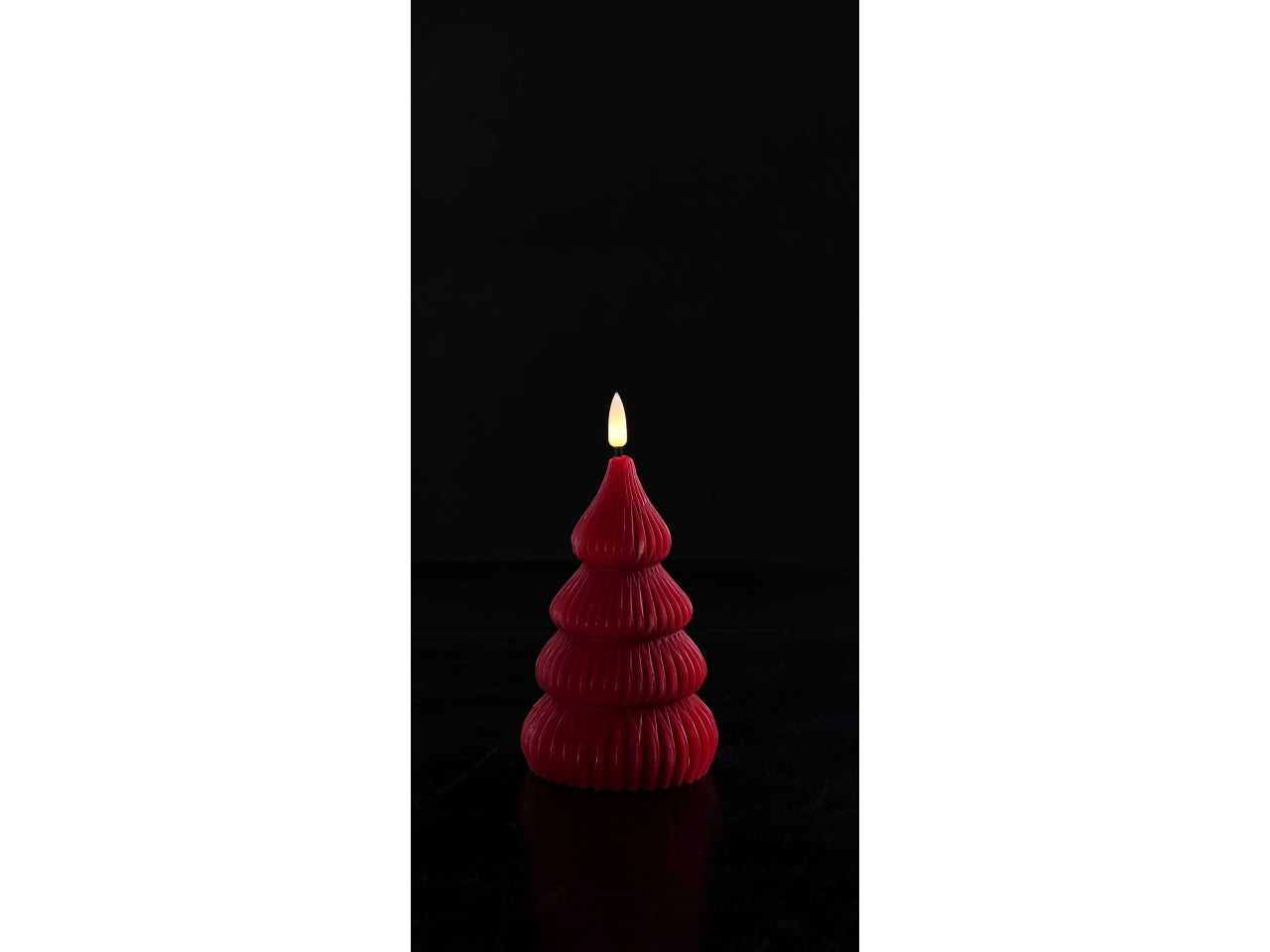 Candela led ad albero 9xh.14cm in colori assortiti