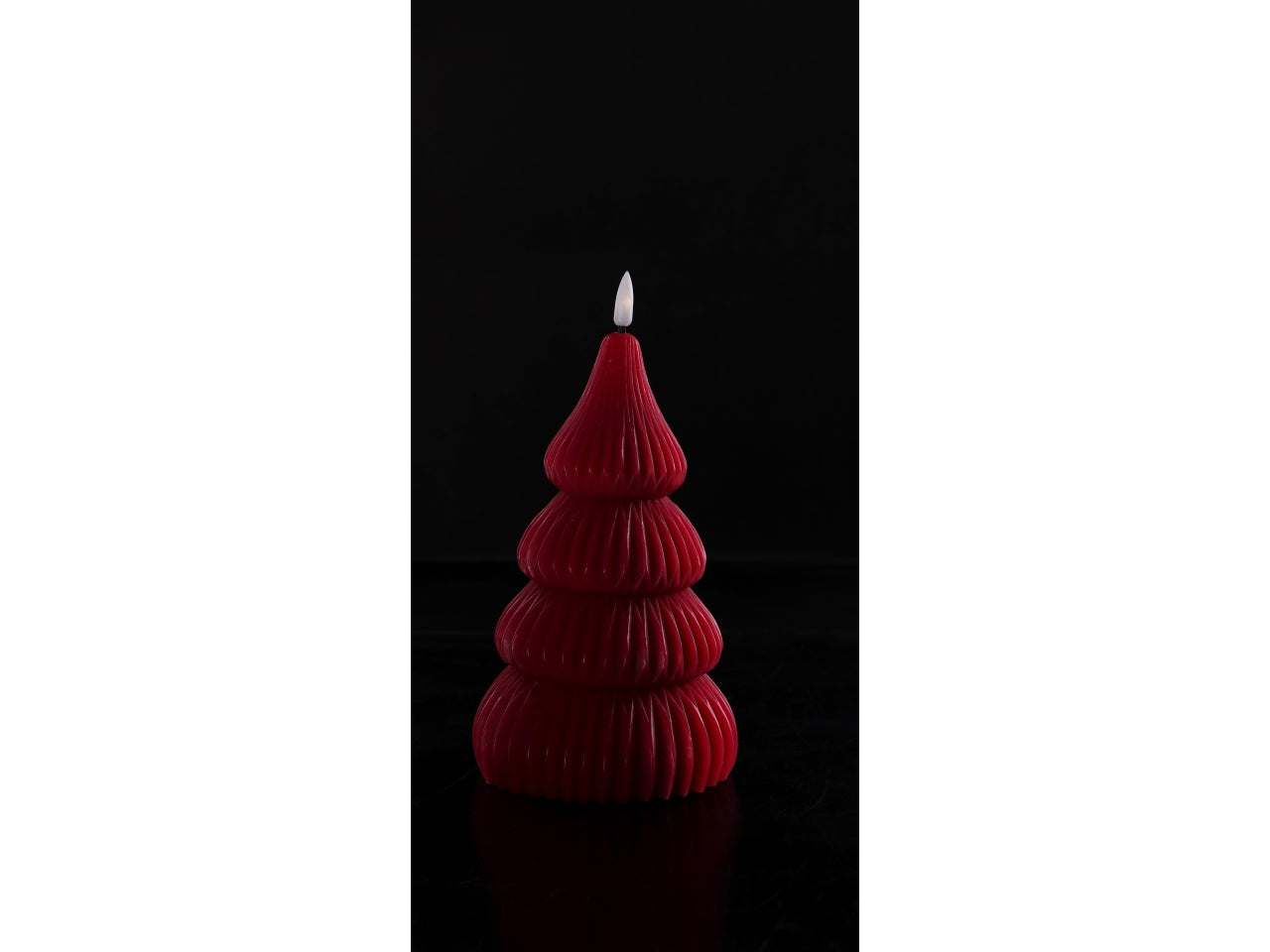 Candela led ad albero 12xh.20cm in colori assortiti