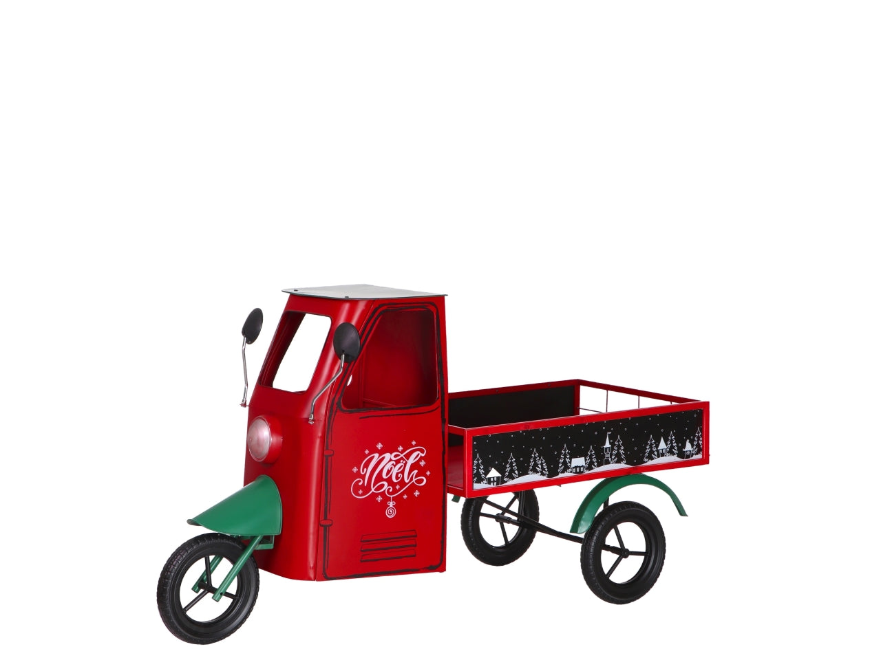 Apecar in metallo rosso 155x74xh.94cm