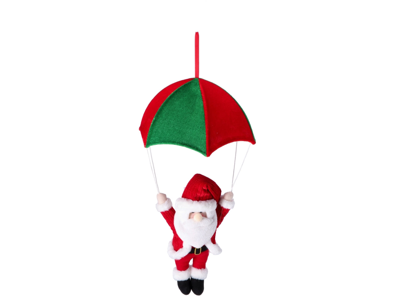 Babbo natale con paracadute 31xh.54cm in colori assortiti