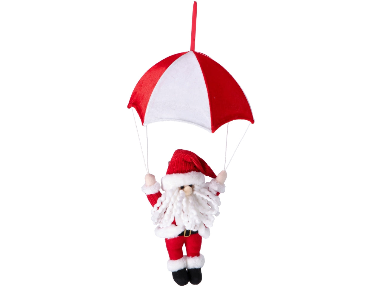Babbo natale con paracadute 31xh.54cm in colori assortiti