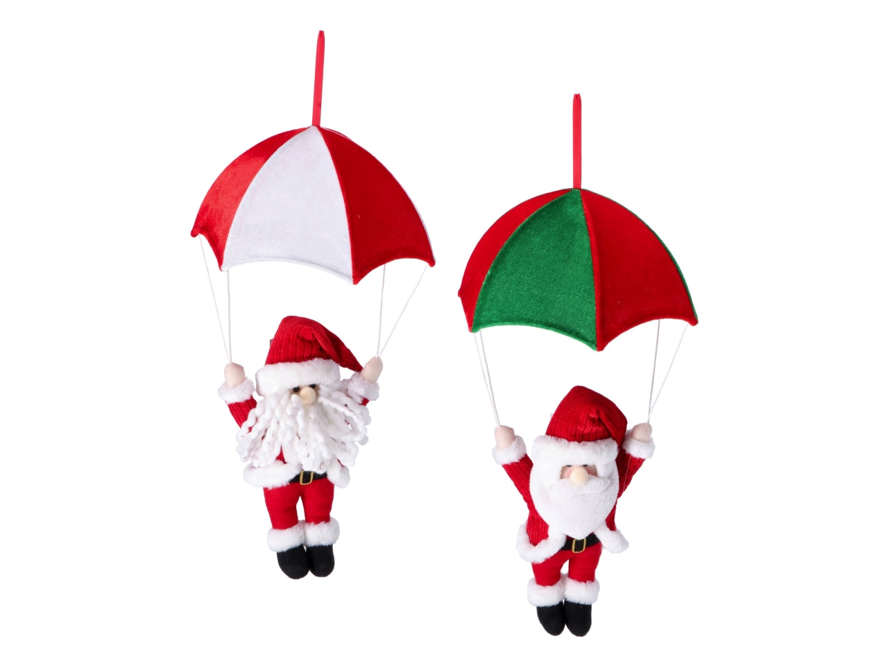 Babbo natale con paracadute 31xh.54cm in colori assortiti