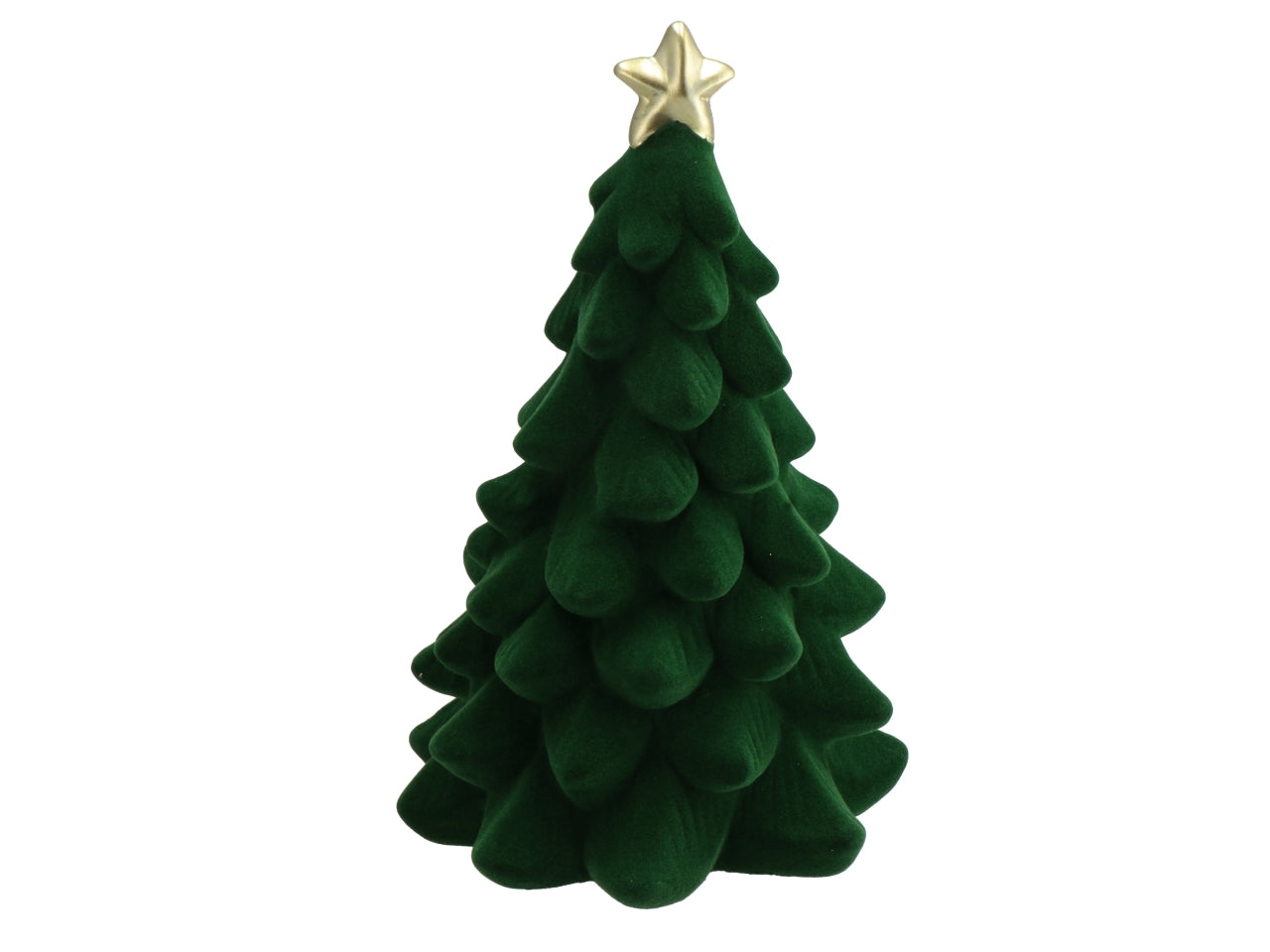 Albero 17,5x27cm in porcellana verde