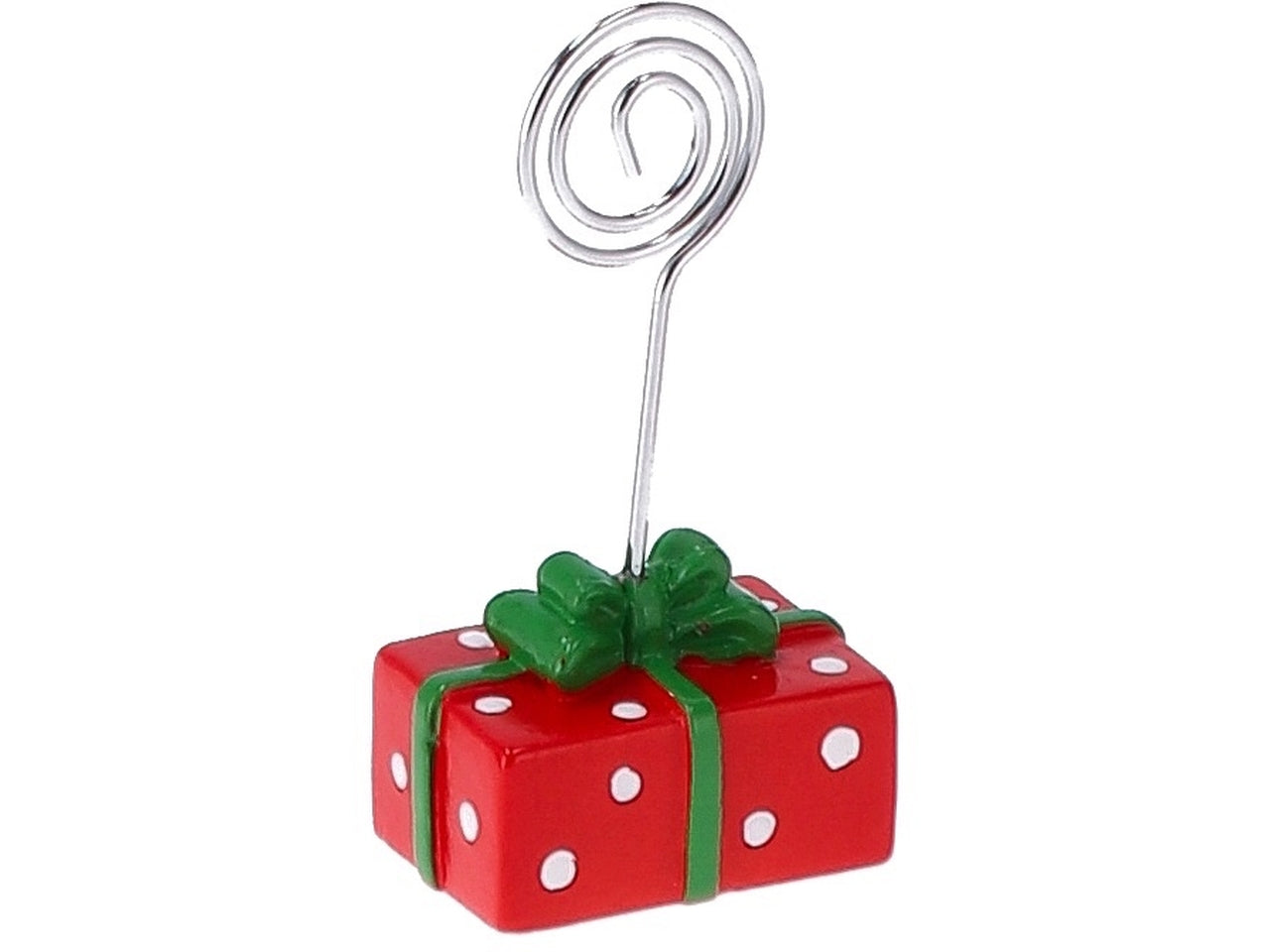 Segnaposto pacco in resina 3x3xh.9cm assortiti
