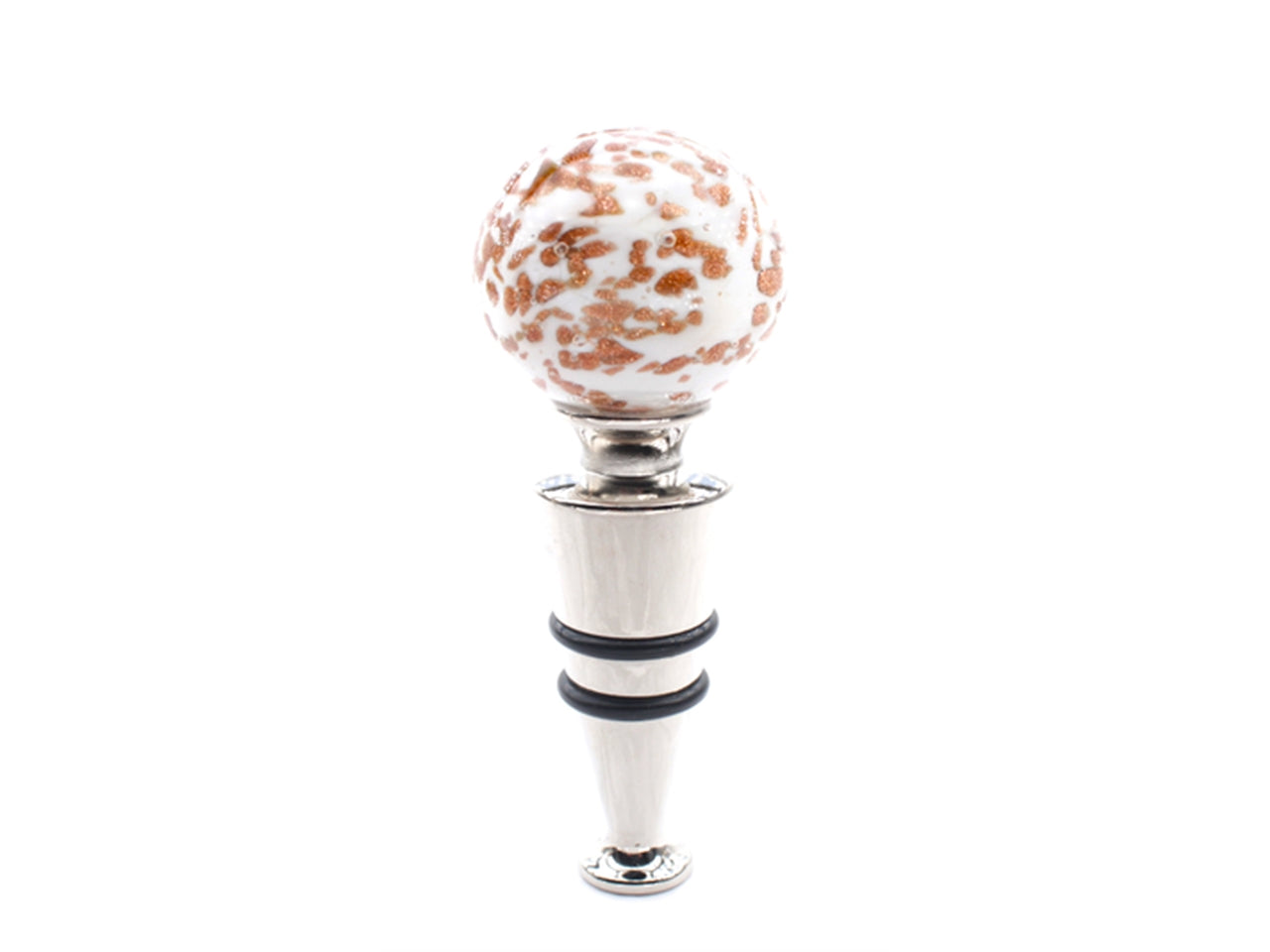 Tappo palla sommerso avventurina di colore bianco in confezione regalo