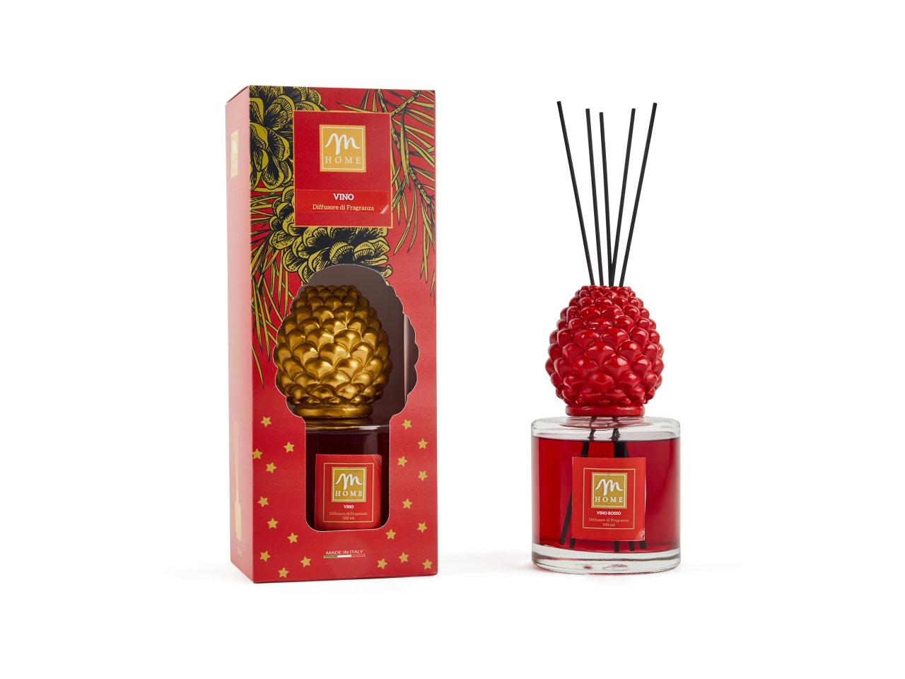 Diffusore con bacchette lola 500ml di vino