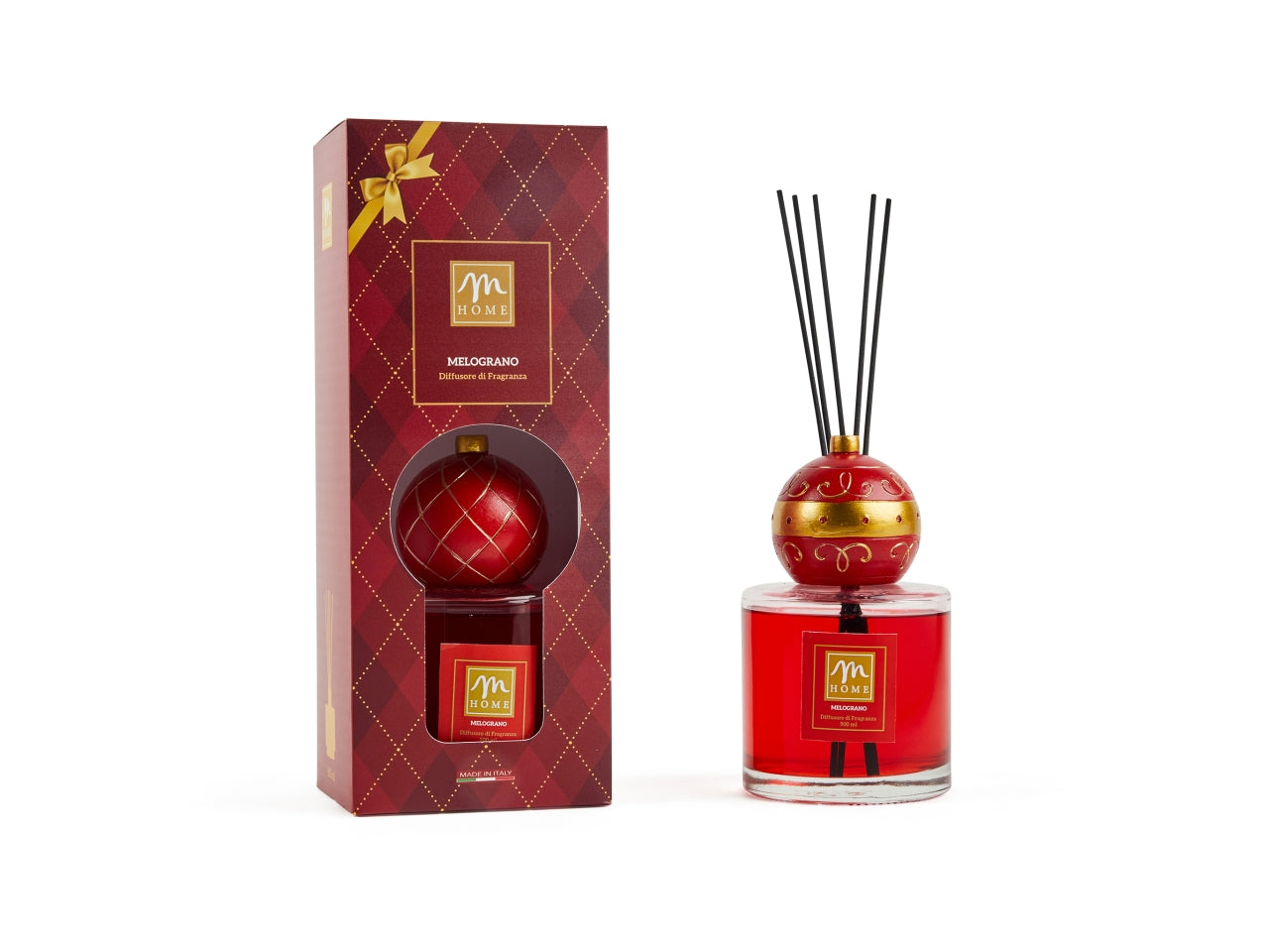 Diffusore con bacchette lola 500ml melograno