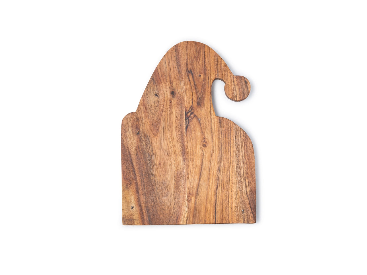 Tagliere babbo natale in legno naturale 32x23xh.5cm
