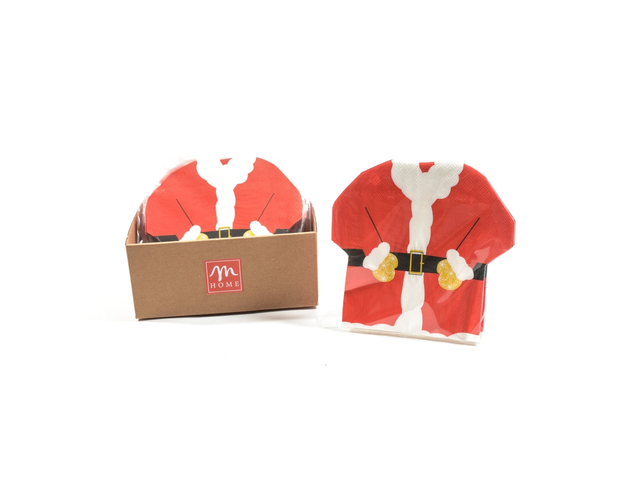 Tovaglioli babbo natale 33x33cm confezione 15 pezzi