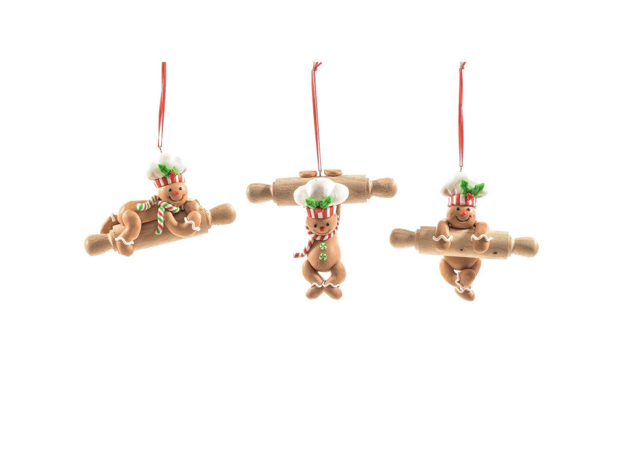 Appendino mattarello in argilla morbida 11cm decori assortiti