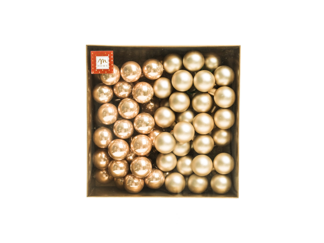 Palla in vetro 3cm oro in confezione da 144 pezzi