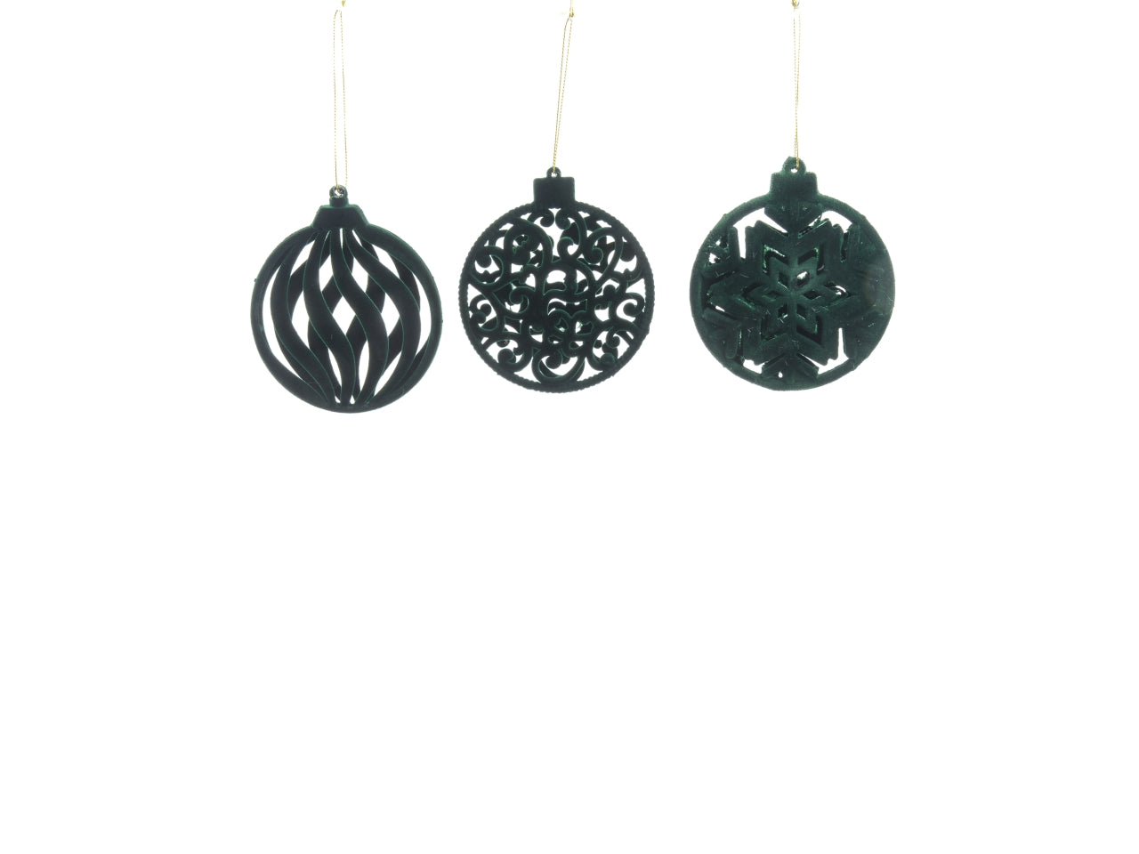 Appendino floccato verde 10x2xh.12 cm assortiti