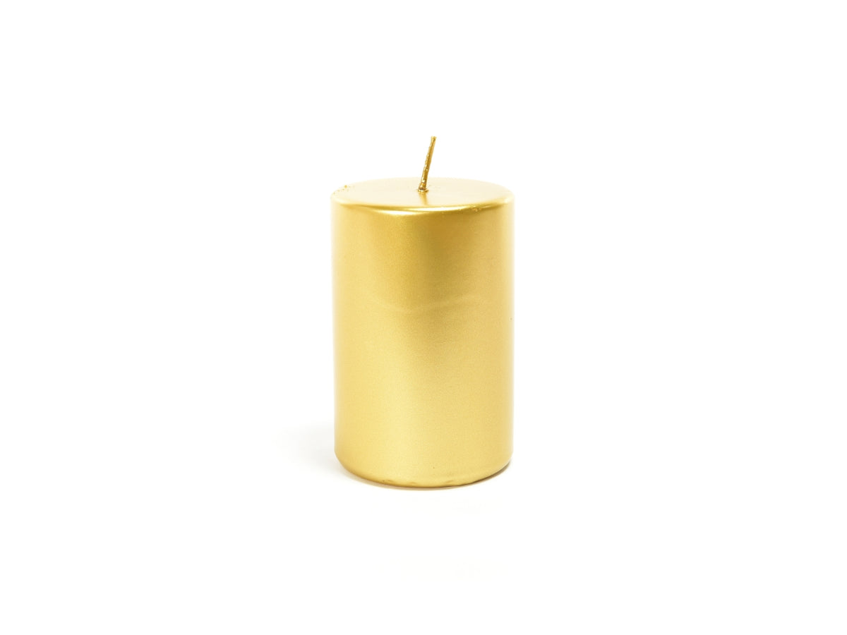 Candela moccolo 5xh.7cm oro
