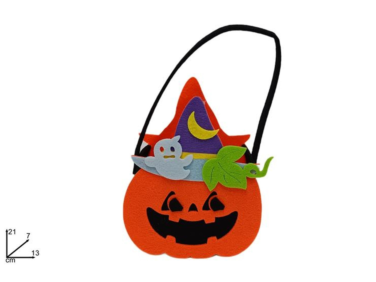 Cestino feltro zucca