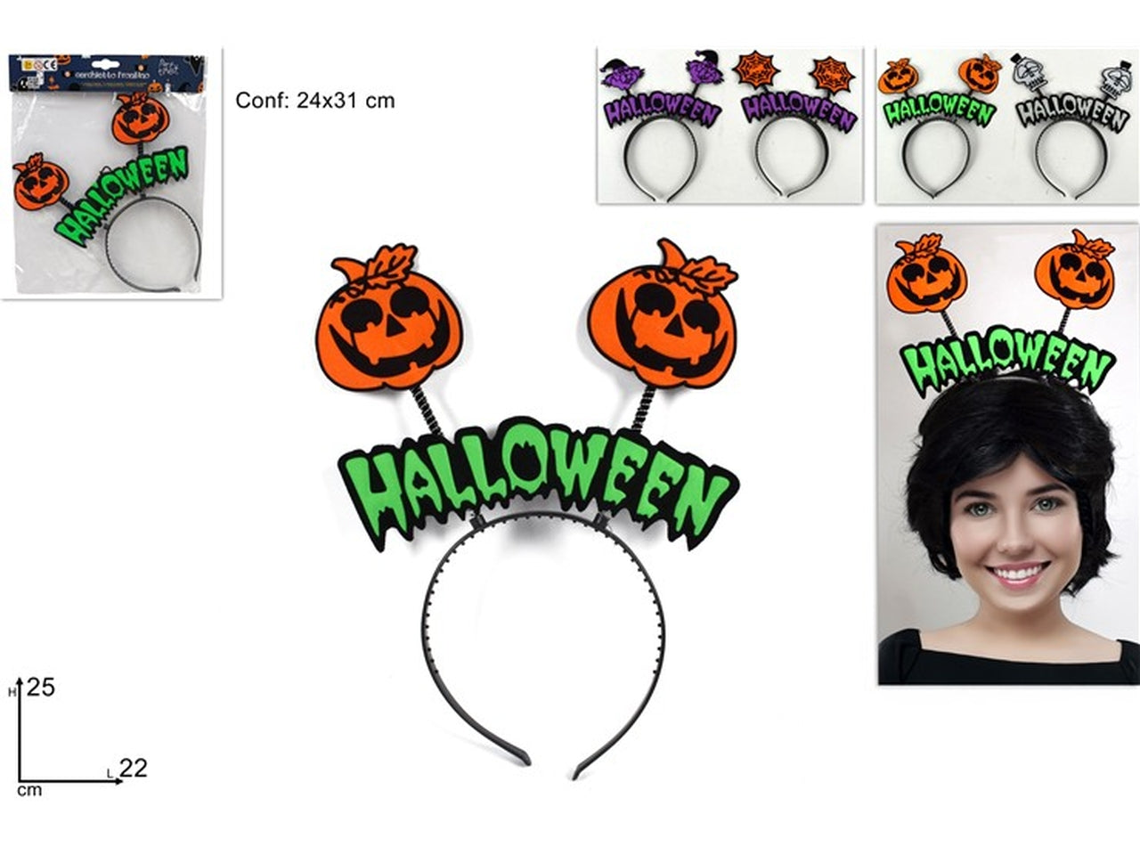 Cerchietto halloween assortiti
