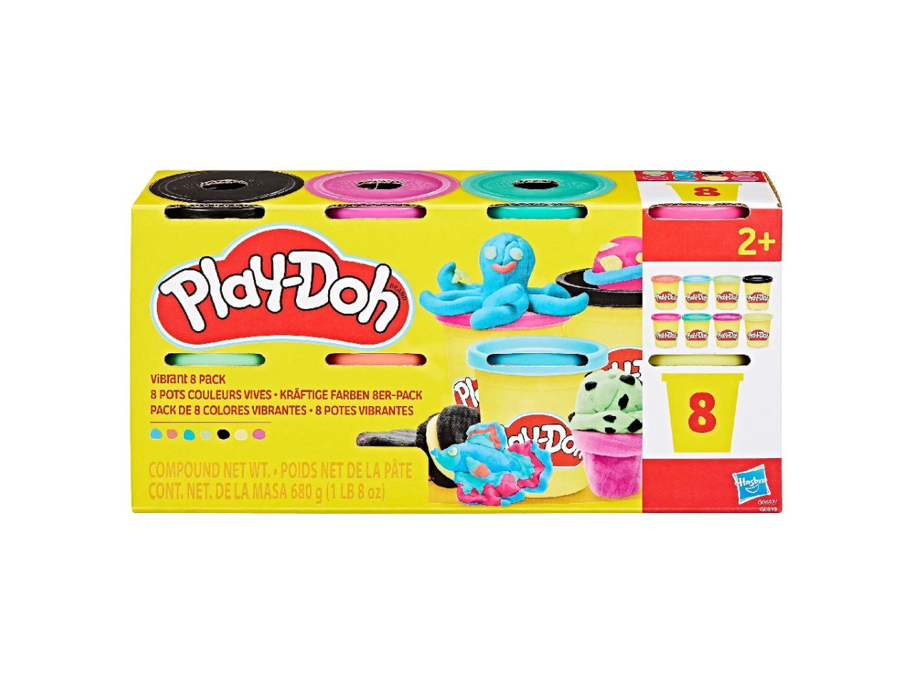 Play-Doh 8 Vasetti Ast. 85 Gr