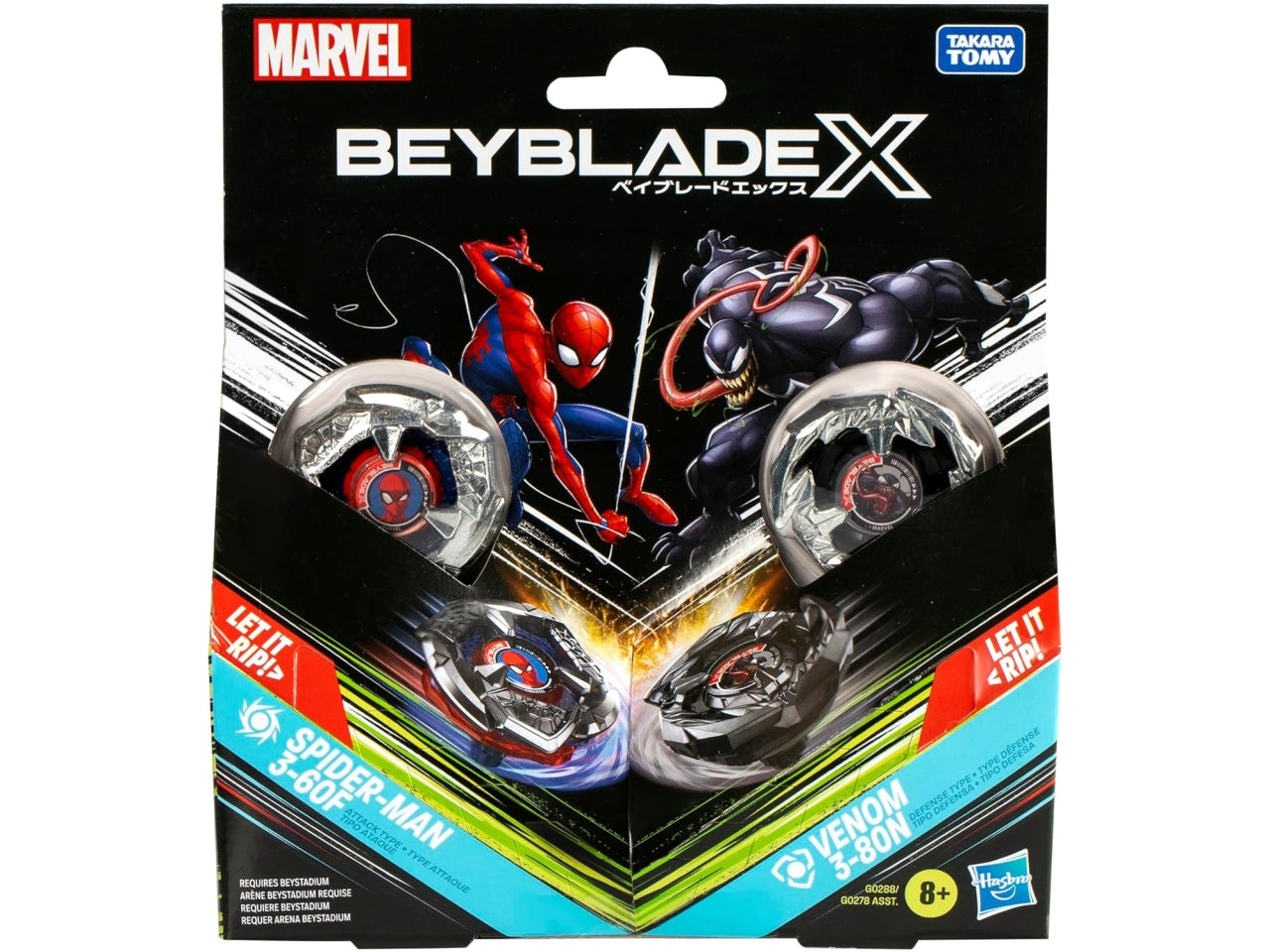 Bey Blade Bbx Marvel Collab Multipack Excl Ast
