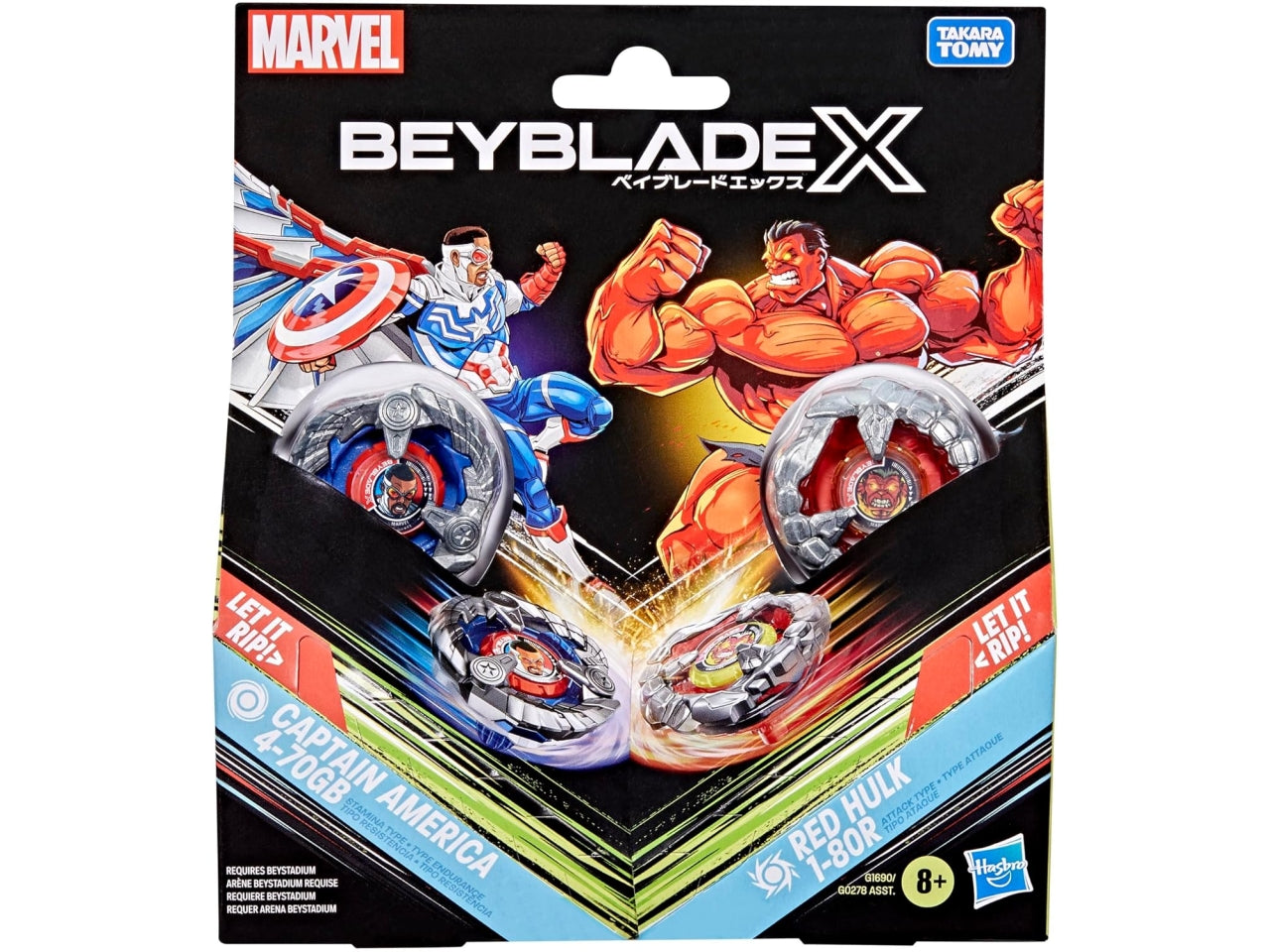 Bey Blade Bbx Marvel Collab Multipack Excl Ast
