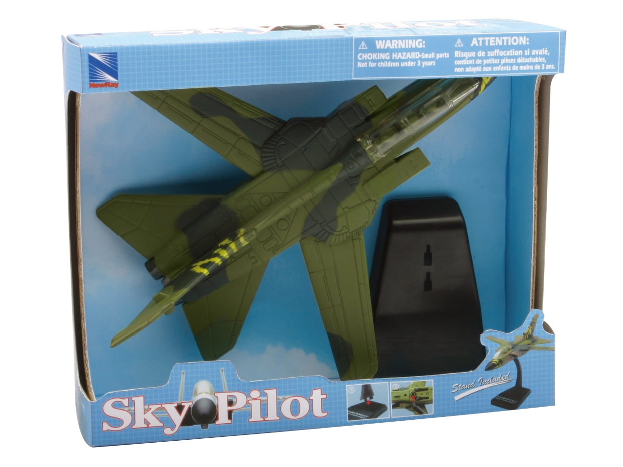 Aereo skypilot 1:72 4 with plastic stand assortito