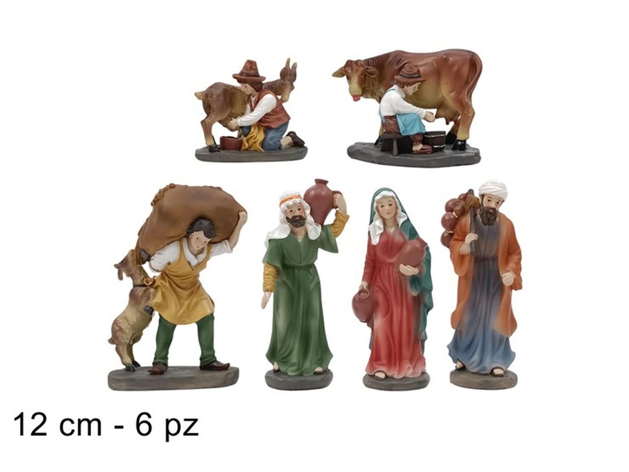 Mestieri 12cm confezione 6 pezzi