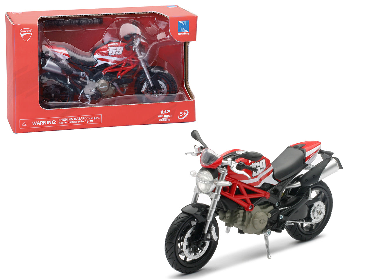Moto ducati monster 796 69 1:12
