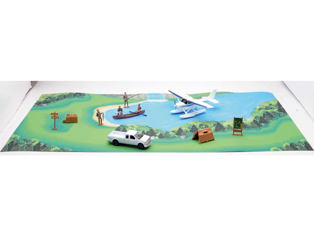 Camping set con float plane and playmat