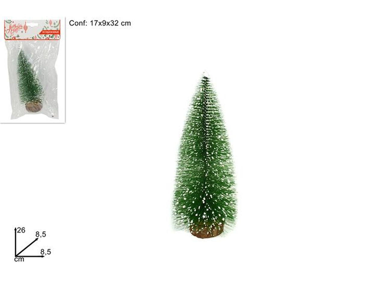 Albero innevato 26cm
