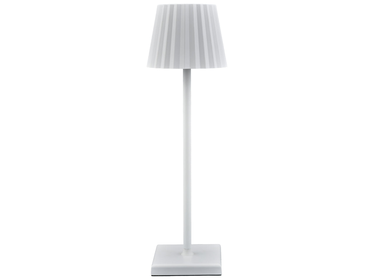 Plisse pro lampada touch bianca 10x10xh.38cm