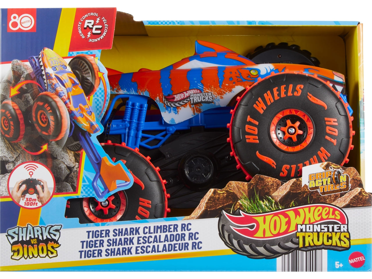 Hot wheels mt tiger shark climber