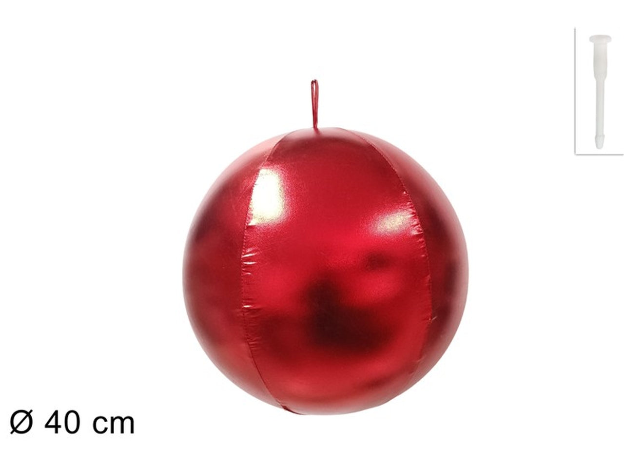 Palla gonfiabile 40cm rosso