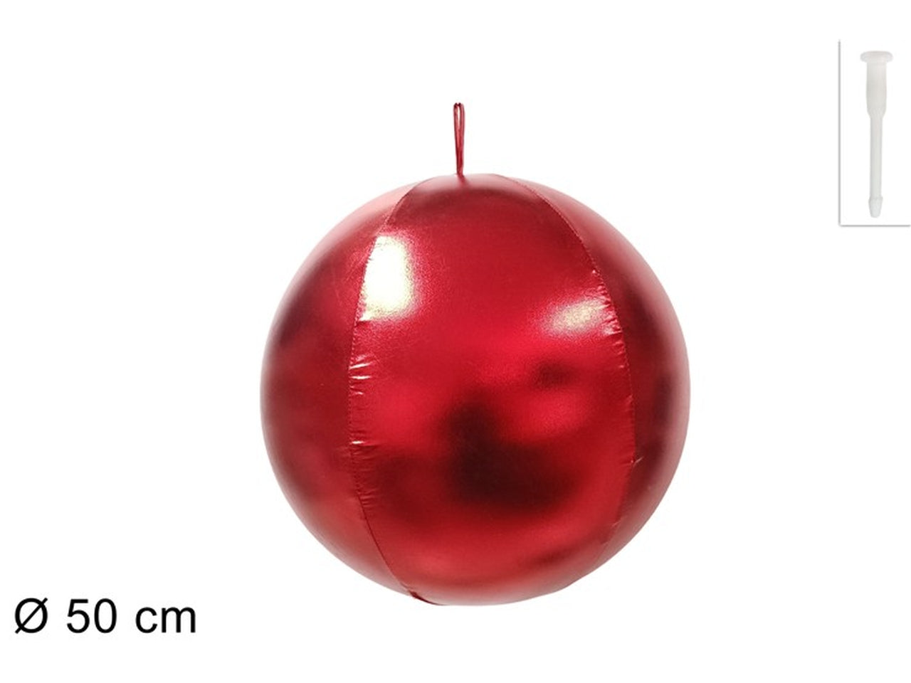 Palla gonfiabile 50cm rosso