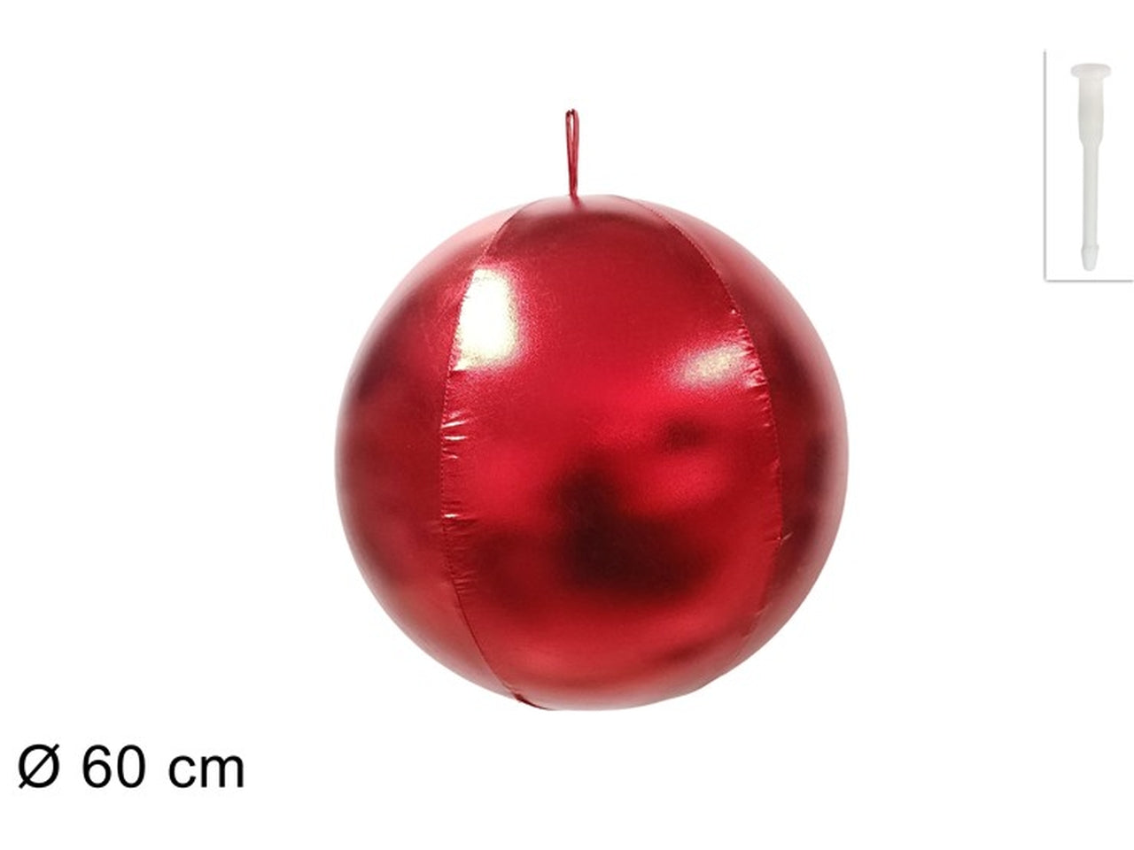 Palla gonfiabile 60cm rosso