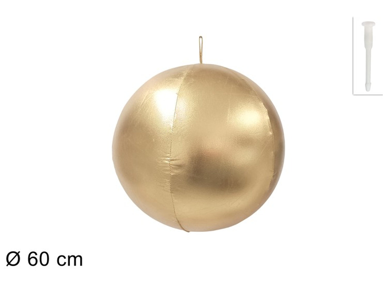 Palla gonfiabile 60cm oro