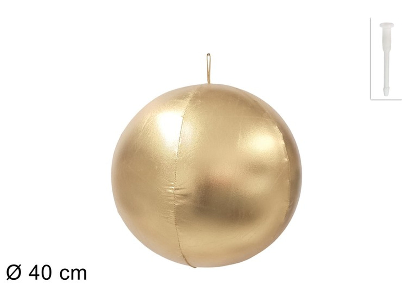 Palla gonfiabile 40cm oro