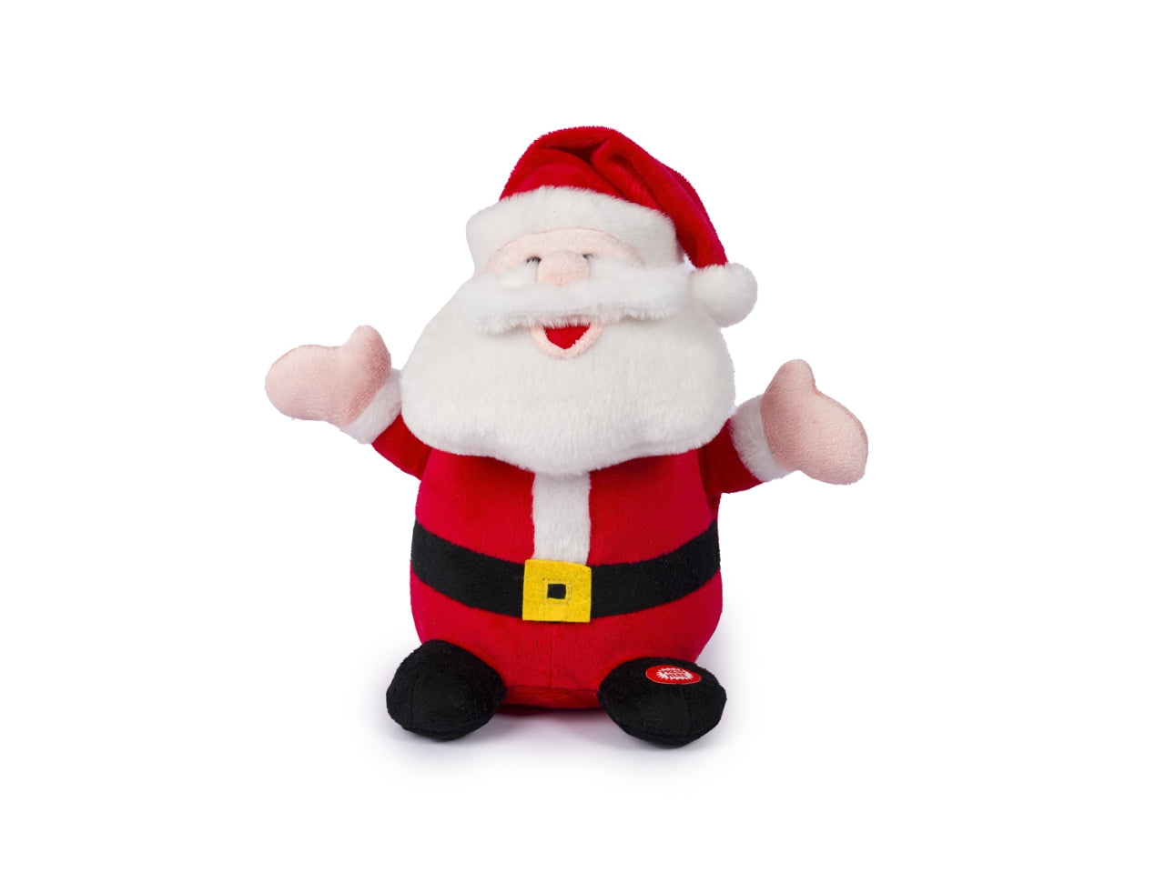 Babbo natale h.25cm con luci movimento e canzoni italiane