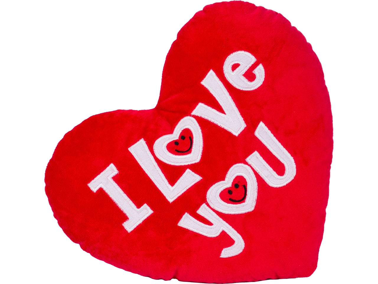 San valentino cuscino cuore 32cm ti amo/i love you in 2 assortimenti
