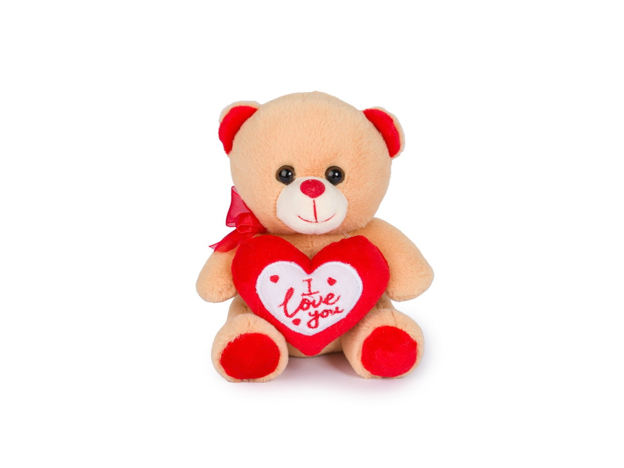 Peluche orsetti h.16cm con cuore