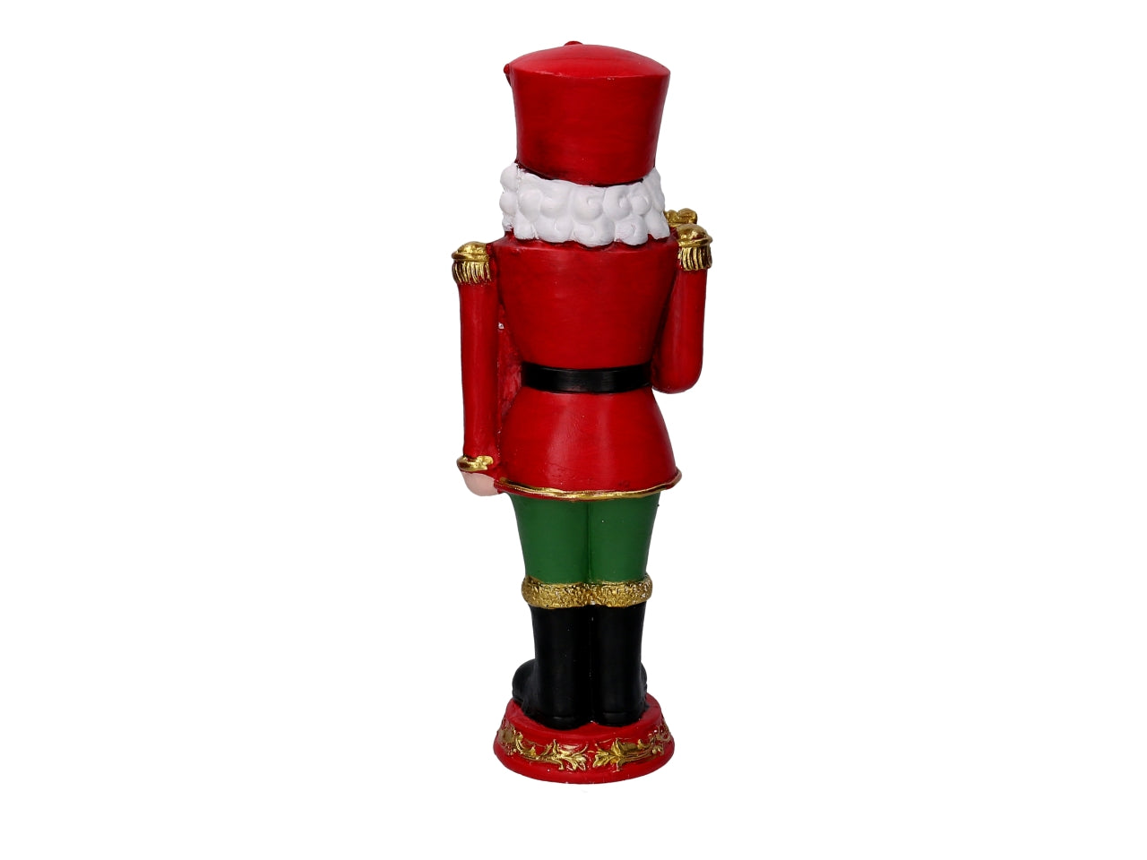 Schiaccianoci 46cm in resina rosso