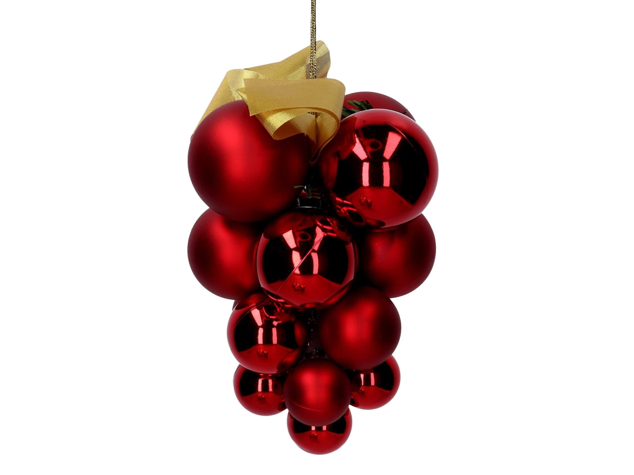 Palle grappolo 20cm rosso