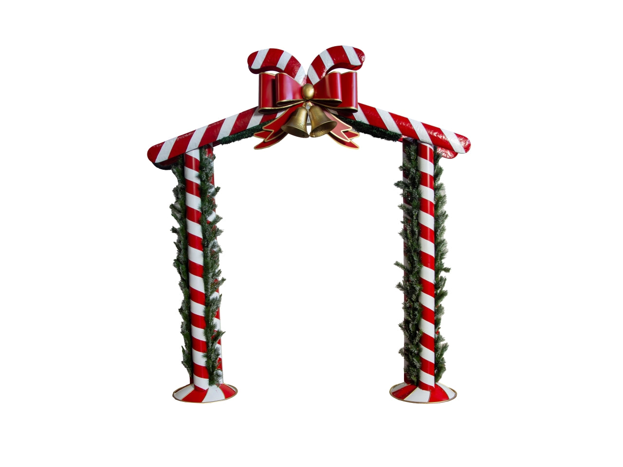 Arco bastoncini di zucchero in metallo 245xh.270cm