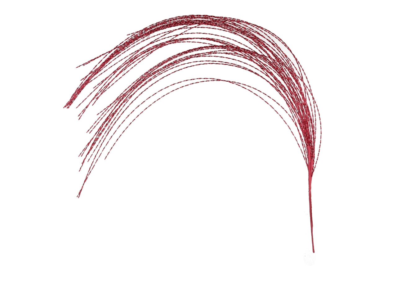 Ramo con 32 frange 91cm rosso
