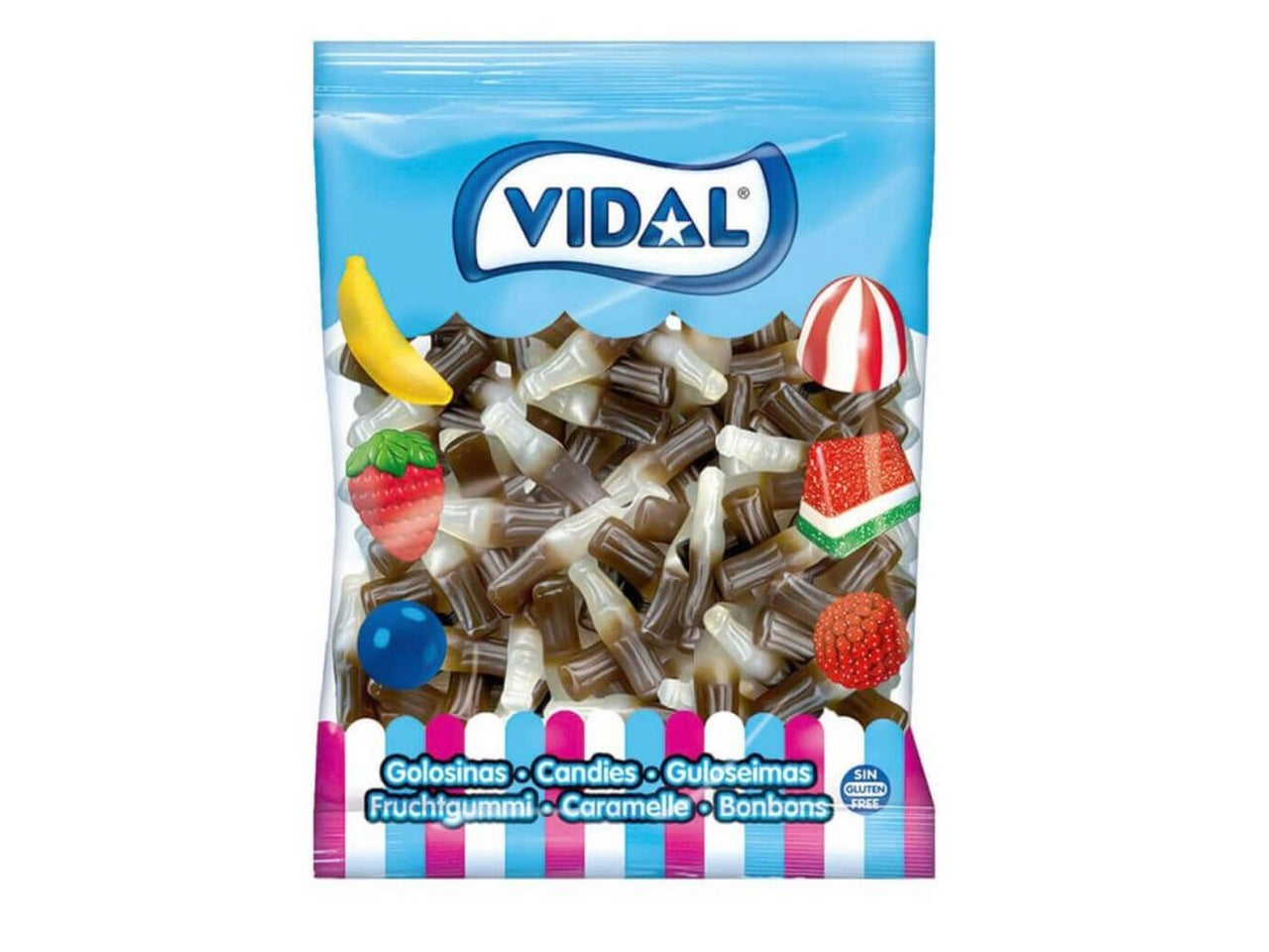 Gommose bottiglie cola busta 1kg