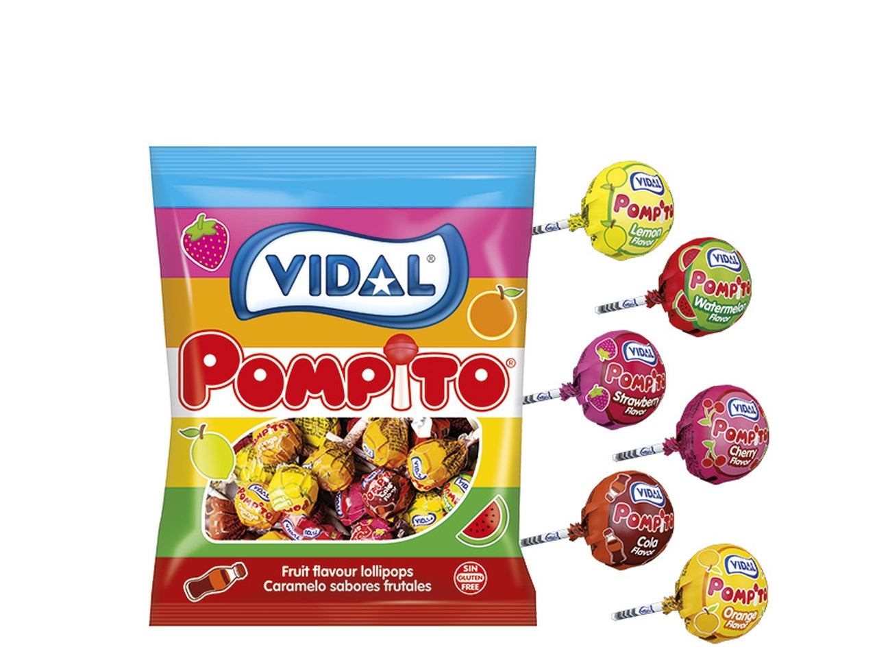 Lolly pompito bustina 7pz assortiti
