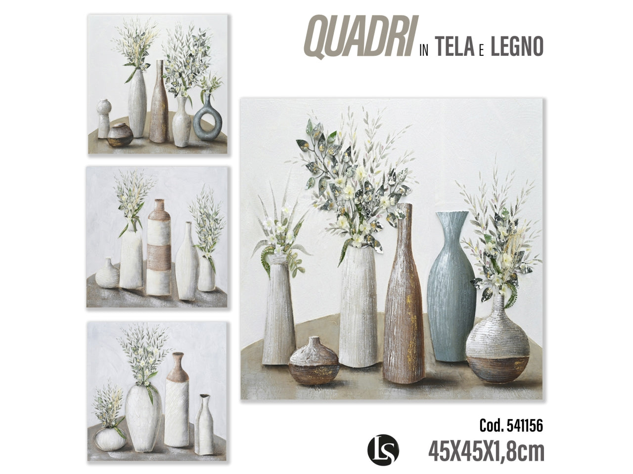 Quadro45x45x1,8cm asortito