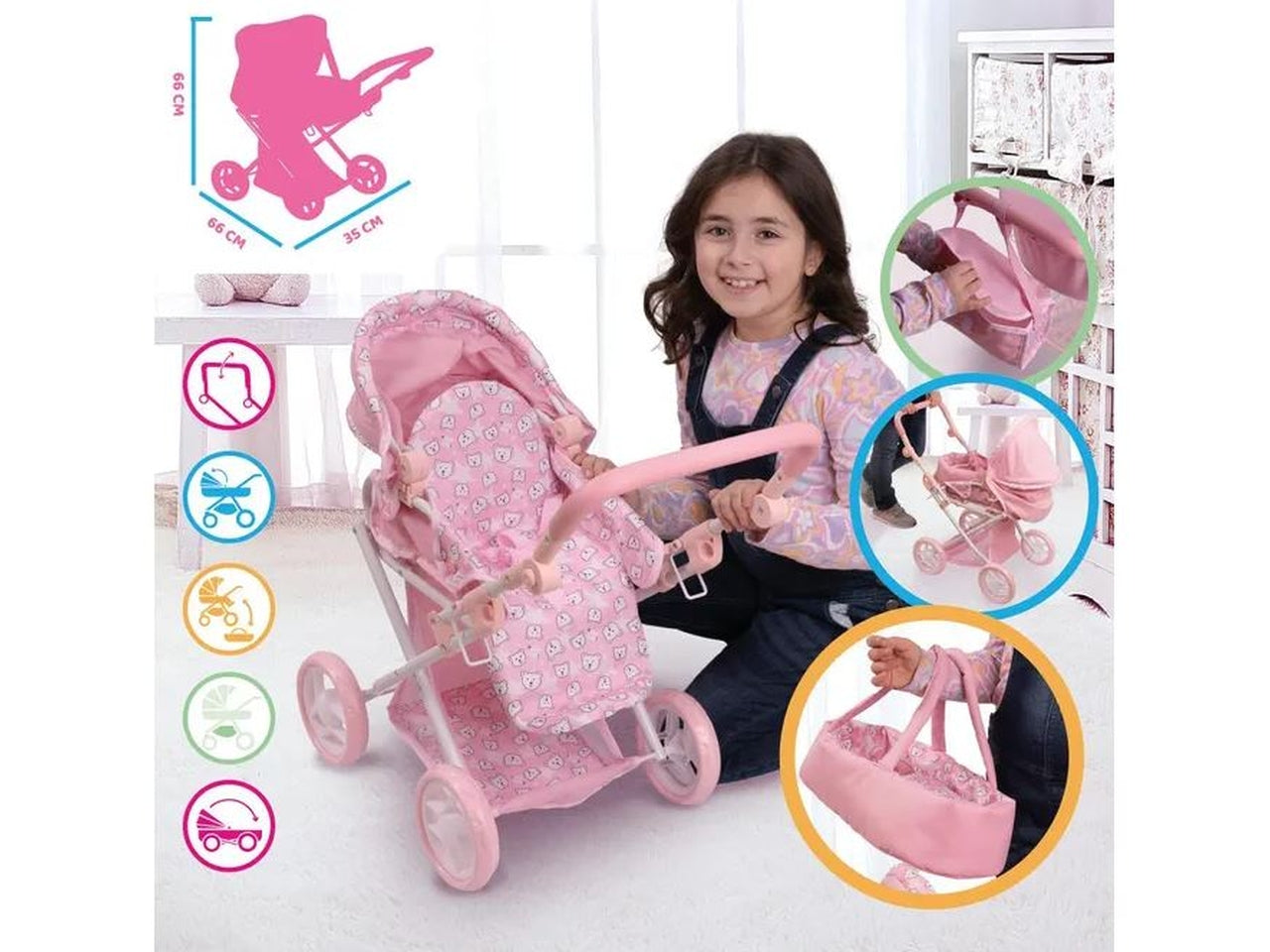 Carrozzina 3 in1 comfort