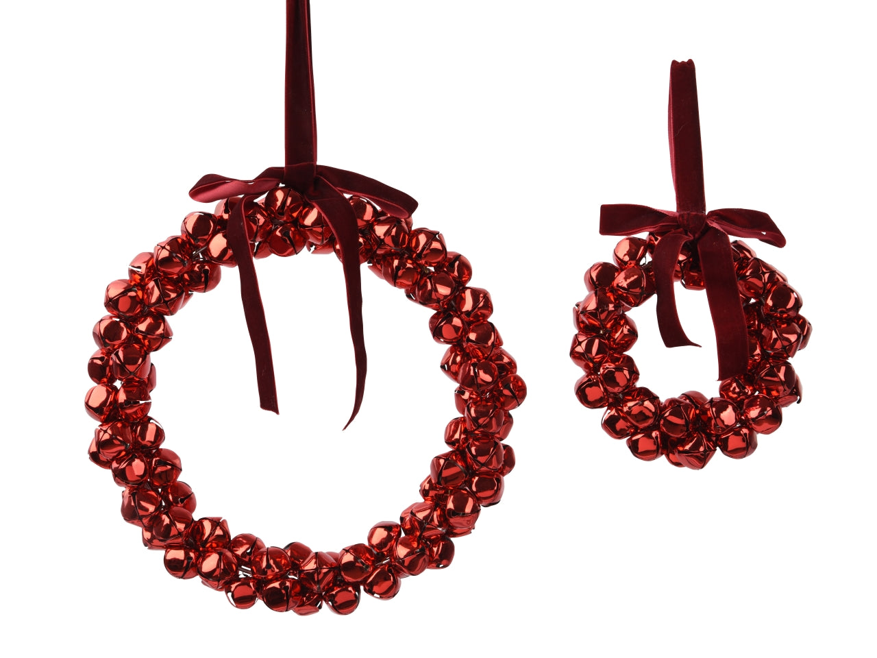 Dietroporta campanelle 25cm 2 pezzi rosso