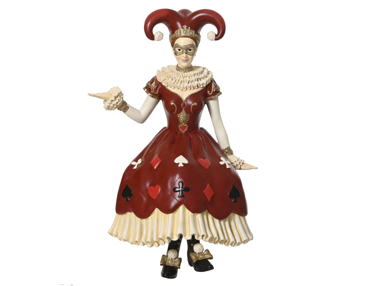 Donna jolly 60cm in resina rosso
