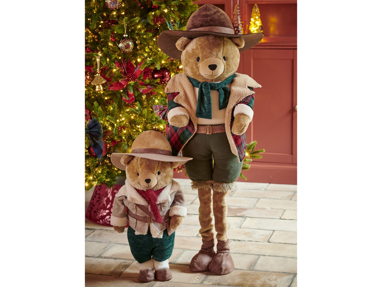Orso in piedi 60cm con vestito