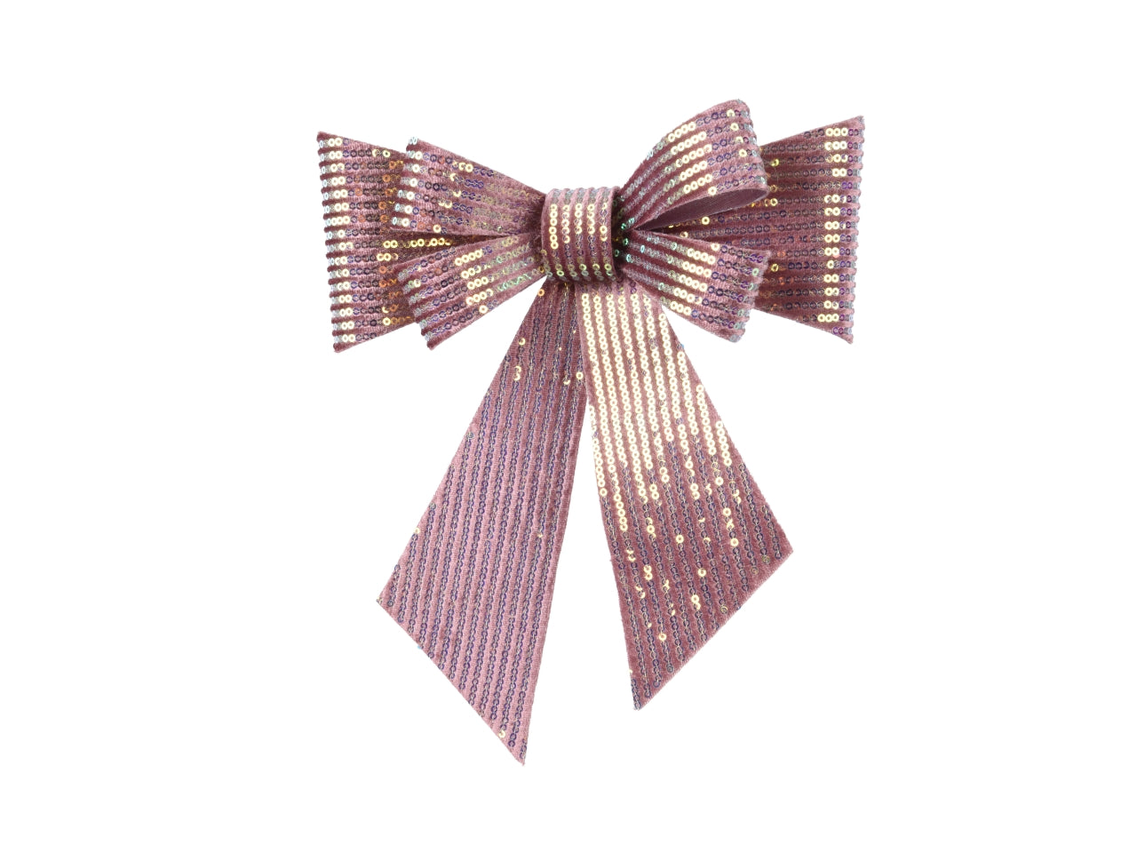 Fiocco 28x32cm con paillettes rosa